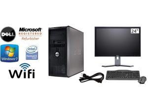 Dell Optiplex 745 Tower Win 7 Pro 64 Bit 3.4 GHz Pentium D 8GB DDR2 500GB HDD DVDRW Wifi + DELL 24" LCD Dell Optiplex 745 Tower Win 7 Pro 64 Bit 3.4 GHz Pentium D 8GB DDR2 500GB HDD DVDRW Wifi + DELL 24" LCD