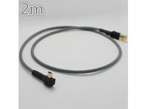 Male USB to Mini USB Angle Gold Cable for Mechanical Keyboard 2m Male USB to Mini USB Angle Gold Cable for Mechanical Keyboard 2m