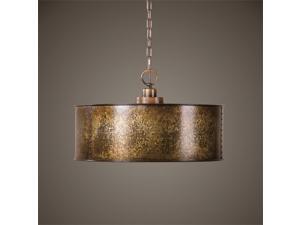 Uttermost Wolcott 3 Light Golden Pendant Uttermost Wolcott 3 Light Golden Pendant