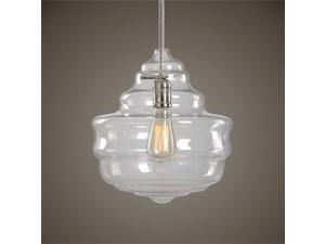 Uttermost Bristol 1 Light Beehive Glass Pendant Uttermost Bristol 1 Light Beehive Glass Pendant