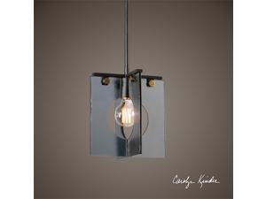 Uttermost Vitrum 1 Light Smoke Glass Mini Pendant Uttermost Vitrum 1 Light Smoke Glass Mini Pendant