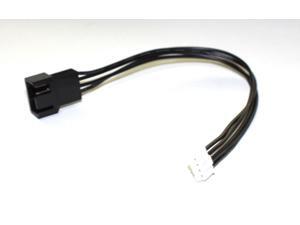 3/4-Pin Fan Connector (Male) to 4-Pin GPU Mini Fan Connector (Female) - All Black (CAB152) 3/4-Pin Fan Connector (Male) to 4-Pin GPU Mini Fan Connector (Female) - All Black (CAB152)