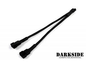 Darkside 4-Pin Dual Fan Power Y-Cable Splitter - Jet Black (DS-0095) Darkside 4-Pin Dual Fan Power Y-Cable Splitter - Jet Black (DS-0095)