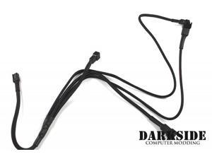 Darkside 3-pin Quad Radiator Standard Fan Power Y-Cable Splitter - Jet Black (DS-0097) Darkside 3-pin Quad Radiator Standard Fan Power Y-Cable Splitter - Jet Black (DS-0097)