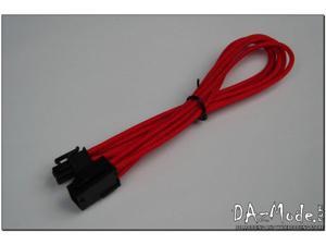 Darkside 6-Pin PCI-E 12" (30cm) HSL Single Braid Extension Cable - Red UV (DS-0183) Darkside 6-Pin PCI-E 12" (30cm) HSL Single Braid Extension Cable - Red UV (DS-0183)