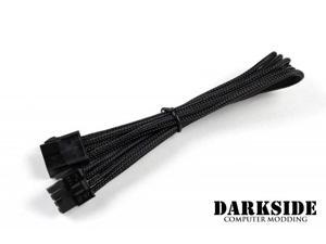 Darkside 8-Pin PCI-E 12" (30cm) HSL Single Braid Extension Cable - Jet Black (DS-0179) Darkside 8-Pin PCI-E 12" (30cm) HSL Single Braid Extension Cable - Jet Black (DS-0179)
