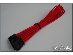 Darkside 8-Pin PCI-E 12" (30cm) HSL Single Braid Extension Cable - Red UV (DS-0182) Darkside 8-Pin PCI-E 12" (30cm) HSL Single Braid Extension Cable - Red UV (DS-0182)