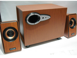 OFNOTE YD-211 2.1 PC Computer Subwoofer Speaker RMS System Subwoofer with 2 Speakers for Computer, MP3 Players, Wood Structured OFNOTE YD-211 2.1 PC Computer Subwoofer Speaker RMS System Subwoofer with 2 Speakers for Computer, MP3 Players, Wood Structured