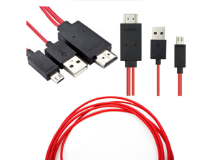 6.5 Feet(Both MHL to HDMI and USB Power Cable) MHL 11 Pin Micro USB to HDMI Adapter Cable 1080P HDTV for Samsung Galaxy S5, S4, S3, Note 3, Note 2, Galaxy Tab 3 8.0, Tab 3 10.1, Tab Pro... 6.5 Feet(Both MHL to HDMI and USB Power Cable) MHL 11 Pin Micro USB to HDMI Adapter Cable 1080P HDTV for Samsung Galaxy S5, S4, S3, Note 3, Note 2, Galaxy Tab 3 8.0, Tab 3 10.1, Tab Pro...