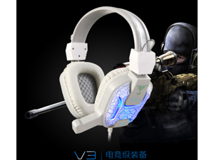 Hot Sale headphones V3 Full-Size Gaming Headset with Built-In USB Sound Card, 3.5mm USB Wired Stereo Gaming Headphone with Microphone Game PC Headset Hot Sale headphones V3 Full-Size Gaming Headset with Built-In USB Sound Card, 3.5mm USB Wired Stereo Gaming Headphone with Microphone Game PC Headset