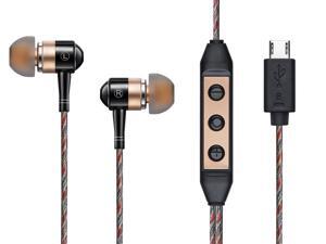 Z:ero digital earphone - Gold, the world's first digital earphone that has built-in DAC and amplifier, connects to PC/Android USB port and recreates high fidelity music Z:ero digital earphone - Gold, the world's first digital earphone that has built-in DAC and amplifier, connects to PC/Android USB port and recreates high fidelity music
