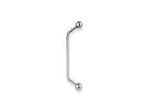 Steel Piercing Staple 14 Gauge 1 1/4" Long w/7mm Rise and 5mm Balls Steel Piercing Staple 14 Gauge 1 1/4" Long w/7mm Rise and 5mm Balls