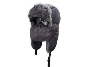 Weanas® Unisex Winter Ear Flap Trooper Hat, Comfortable Thermal Warm, for Skiing, Snowboarding, Skating (Grey) Weanas® Unisex Winter Ear Flap Trooper Hat, Comfortable Thermal Warm, for Skiing, Snowboarding, Skating (Grey)