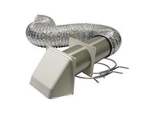 Lambro L1363W 4" x 5' UL Transition Duct Vent Kit Lambro L1363W 4" x 5' UL Transition Duct Vent Kit