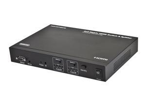 4x2 Matrix HDMI Switch & Splitter over CAT5e/CAT6 Cable w/ Remote - Extend Up to 131ft 4x2 Matrix HDMI Switch & Splitter over CAT5e/CAT6 Cable w/ Remote - Extend Up to 131ft