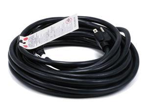 25ft 14AWG Power Cord Cable w/ 3 Conductor PC Power Connector Socket (C13/5-15P) - Black 25ft 14AWG Power Cord Cable w/ 3 Conductor PC Power Connector Socket (C13/5-15P) - Black