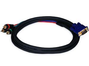 6ft VGA to 3 RCA Component Video Cable (HD15 - 3-RCA) (2170) 6ft VGA to 3 RCA Component Video Cable (HD15 - 3-RCA) (2170)