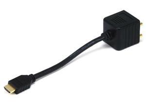 Video Splitter - HDMI Male to DVI-D Female X 2 Video Splitter - HDMI Male to DVI-D Female X 2