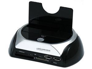 SATA HDD Docking Station w/ Card Reader & 2 Port USB Hub (USB+E-SATA) SATA HDD Docking Station w/ Card Reader & 2 Port USB Hub (USB+E-SATA)