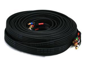 75ft 18AWG CL2 Premium 5-RCA Component Video/Audio Coaxial Cable (RG-6/U) - Black 75ft 18AWG CL2 Premium 5-RCA Component Video/Audio Coaxial Cable (RG-6/U) - Black