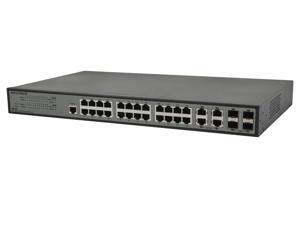 24FE+4 Combo-Port Gigabit Ethernet SNMP Switch 24FE+4 Combo-Port Gigabit Ethernet SNMP Switch