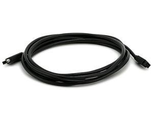 9-pin/ 6-pin BILINGUAL FireWire 800 - FireWire 400 Cable, 10FT, Black 9-pin/ 6-pin BILINGUAL FireWire 800 - FireWire 400 Cable, 10FT, Black