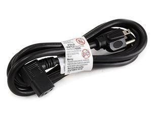 6ft 16AWG Right Angle Power Cord Cable w/ 3 Conductor PC Power Connector Socket (C13/5-15P) - Black 6ft 16AWG Right Angle Power Cord Cable w/ 3 Conductor PC Power Connector Socket (C13/5-15P) - Black