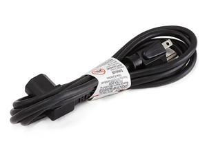 6ft 18AWG Right Angle Power Cord Cable w/ 3 Conductor PC Power Connector Socket (C13/5-15P) - Black 6ft 18AWG Right Angle Power Cord Cable w/ 3 Conductor PC Power Connector Socket (C13/5-15P) - Black