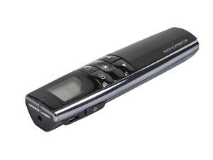 Rechargeable Multimedia Green Laser Presenter with LCD Display 2.4GHz - Black Rechargeable Multimedia Green Laser Presenter with LCD Display 2.4GHz - Black