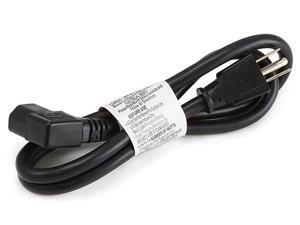 3ft 16AWG Right Angle Power Cord Cable w/ 3 Conductor PC Power Connector Socket (C13/5-15P) - Black 3ft 16AWG Right Angle Power Cord Cable w/ 3 Conductor PC Power Connector Socket (C13/5-15P) - Black