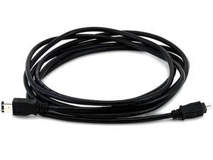 IEEE-1394 FireWire i.LINK DV Cable 6P-4P M/M - 10ft (BLACK) IEEE-1394 FireWire i.LINK DV Cable 6P-4P M/M - 10ft (BLACK)