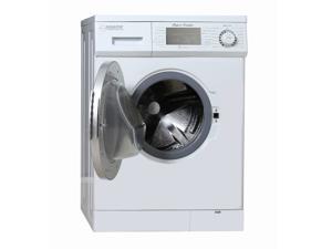 Equator 1.57 cu.ft./13 lbs White Convertible Combo Washer Dryer with Optional Venting/ Condensing Drying with Automatic Water Level and Sensor Dry Equator 1.57 cu.ft./13 lbs White Convertible Combo Washer Dryer with Optional Venting/ Condensing Drying with Automatic Water Level and Sensor Dry