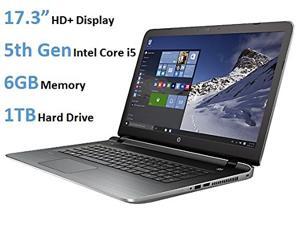 HP Pavilion 17-G101dx 17.3-inch HD+ Display Laptop (5th Gen Intel Core i5-5200u Processor, 6GB DDR3L RAM, 1TB HDD, Windows 10), Natural Silver HP Pavilion 17-G101dx 17.3-inch HD+ Display Laptop (5th Gen Intel Core i5-5200u Processor, 6GB DDR3L RAM, 1TB HDD, Windows 10), Natural Silver