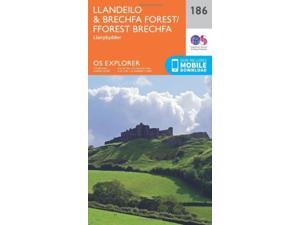 OS Explorer Map (186) Llandeilo and Brechfa Forest (Map) OS Explorer Map (186) Llandeilo and Brechfa Forest (Map)