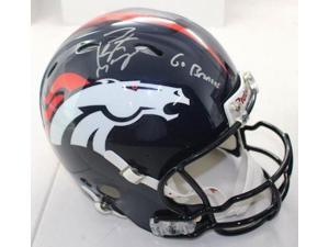 PEYTON MANNING Signed "Go Broncos" Revolution Speed Helmet STEINER LE 118 PEYTON MANNING Signed "Go Broncos" Revolution Speed Helmet STEINER LE 118