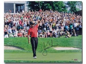 TIGER WOODS Hand Signed "73rd Victory" 16 x 20 Photograph UDA LE 73 TIGER WOODS Hand Signed "73rd Victory" 16 x 20 Photograph UDA LE 73