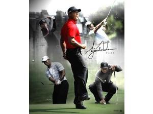 TIGER WOODS Hand Signed "Par 5" 20 x 24 Photograph UDA TIGER WOODS Hand Signed "Par 5" 20 x 24 Photograph UDA