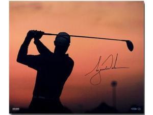 TIGER WOODS Hand Signed "Sunrise" 20 x 24 Photograph UDA TIGER WOODS Hand Signed "Sunrise" 20 x 24 Photograph UDA