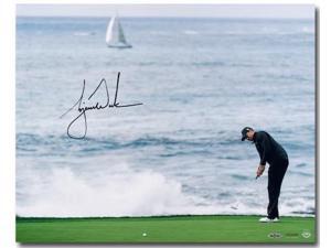 TIGER WOODS Hand Signed "Crashing Waves" 16 x 20 Photograph UDA TIGER WOODS Hand Signed "Crashing Waves" 16 x 20 Photograph UDA