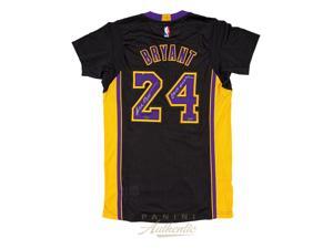 KOBE BRYANT Signed 2014 Black Adidas Authentic Jersey with Black Mamba Inscription LE of 124 PANINI. KOBE BRYANT Signed 2014 Black Adidas Authentic Jersey with Black Mamba Inscription LE of 124 PANINI.