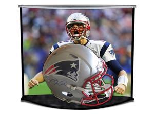 TOM BRADY Signed Authentic Proline Speed New England Patriots Helmet w/ Custom Designed Curve Display TRISTAR TOM BRADY Signed Authentic Proline Speed New England Patriots Helmet w/ Custom Designed Curve Display TRISTAR