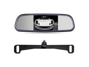 Factory Look Touch Screen Button 4.3Inch LCD Rear View Mirror Monitor Auto Adjust Brightness OEM Bracket + Color HD CMOS Parking Reverse Backup Camera For Toyota, Chrysler, Audi, Kia, Mazda & Nissan Factory Look Touch Screen Button 4.3Inch LCD Rear View Mirror Monitor Auto Adjust Brightness OEM Bracket + Color HD CMOS Parking Reverse Backup Camera For Toyota, Chrysler, Audi, Kia, Mazda & Nissan