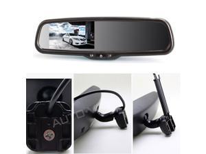 AUTO-VOX 4.3" LCD Display Rearview Mirror Monitor Auto Adjusting Brightness Car Rear View Mirror Parking Asist System With OEM Bracket Dual Video Inputs For DVD Player, Reversing Backup Camera AUTO-VOX 4.3" LCD Display Rearview Mirror Monitor Auto Adjusting Brightness Car Rear View Mirror Parking Asist System With OEM Bracket Dual Video Inputs For DVD Player, Reversing Backup Camera
