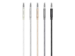 Belkin AV10164bt04-BLK MIXIT Metallic AUX Cable Belkin AV10164bt04-BLK MIXIT Metallic AUX Cable