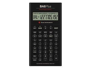 TI BA-II Plus Professional TI BA-II Plus Professional