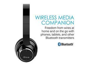 Mee audio HP-AF36-BK-MEE 3.5mm Connector Supra-aural Wave Bluetooth Wireless On-ear Headphones With Headset Functionality Mee audio HP-AF36-BK-MEE 3.5mm Connector Supra-aural Wave Bluetooth Wireless On-ear Headphones With Headset Functionality