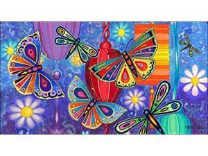 Toland Home Garden Bright Wings 20 x 38-Inch Decorative USA-Produced Anti-Fatigue Standing Desk Comfort Designer Mat Toland Home Garden Bright Wings 20 x 38-Inch Decorative USA-Produced Anti-Fatigue Standing Desk Comfort Designer Mat