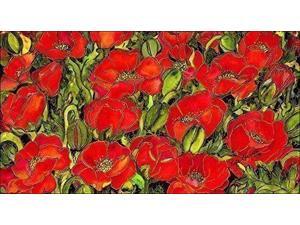 Toland Home Garden Red Poppies 20 x 38-Inch Decorative USA-Produced Anti-Fatigue Standing Desk Comfort Designer Mat Toland Home Garden Red Poppies 20 x 38-Inch Decorative USA-Produced Anti-Fatigue Standing Desk Comfort Designer Mat