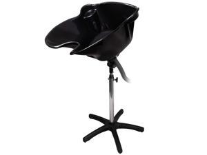 Saloniture Portable Salon Deep Basin Shampoo Sink with Drain - Black - Adjustable Height Saloniture Portable Salon Deep Basin Shampoo Sink with Drain - Black - Adjustable Height