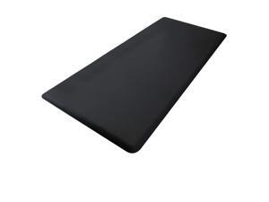 Saloniture 18 in. x 30 in. Rectangular Anti-Fatigue Floor Mat - Black - 3/4 in. Thick Saloniture 18 in. x 30 in. Rectangular Anti-Fatigue Floor Mat - Black - 3/4 in. Thick